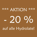 -20 % auf alle Hydrolate